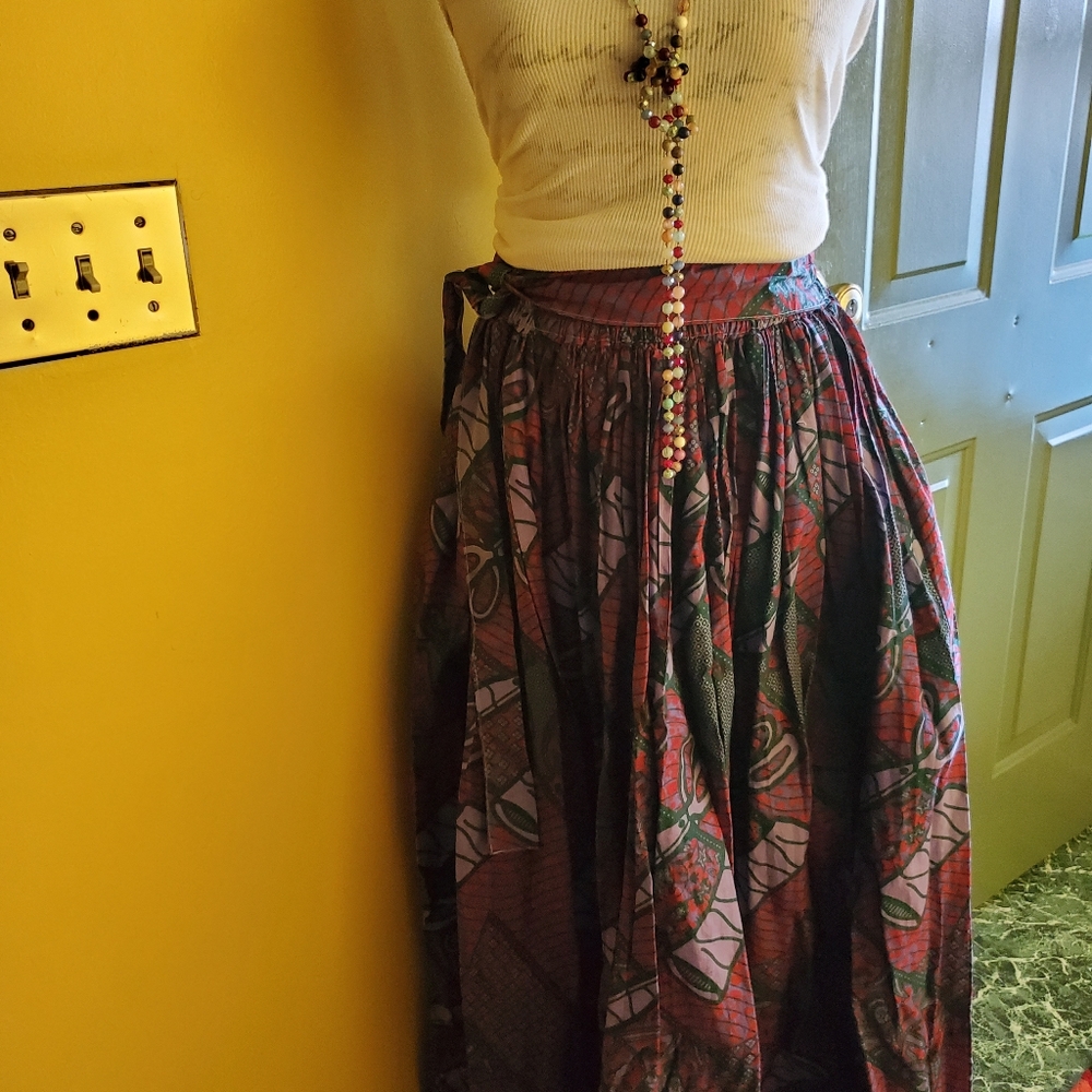 SOLD-Skirt with hair wrap/bandana